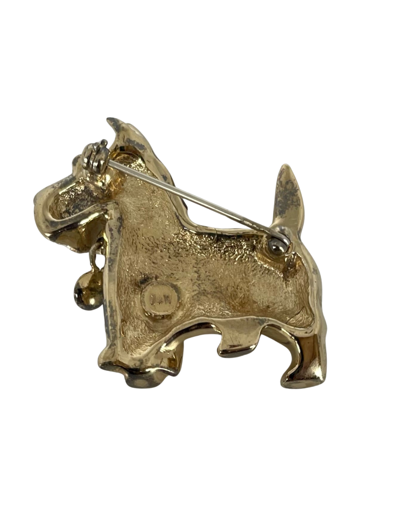A Butler & Wilson Scottie Dog Brooch