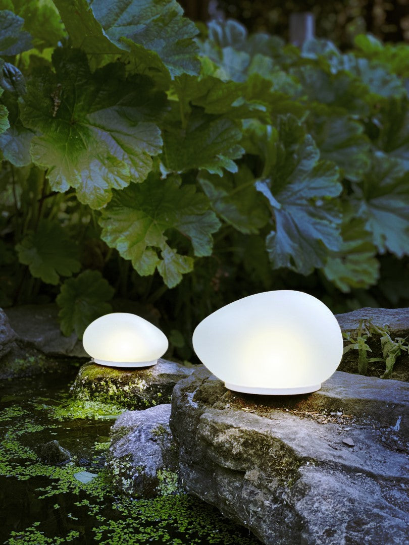 Solar Powered Glass Pebble