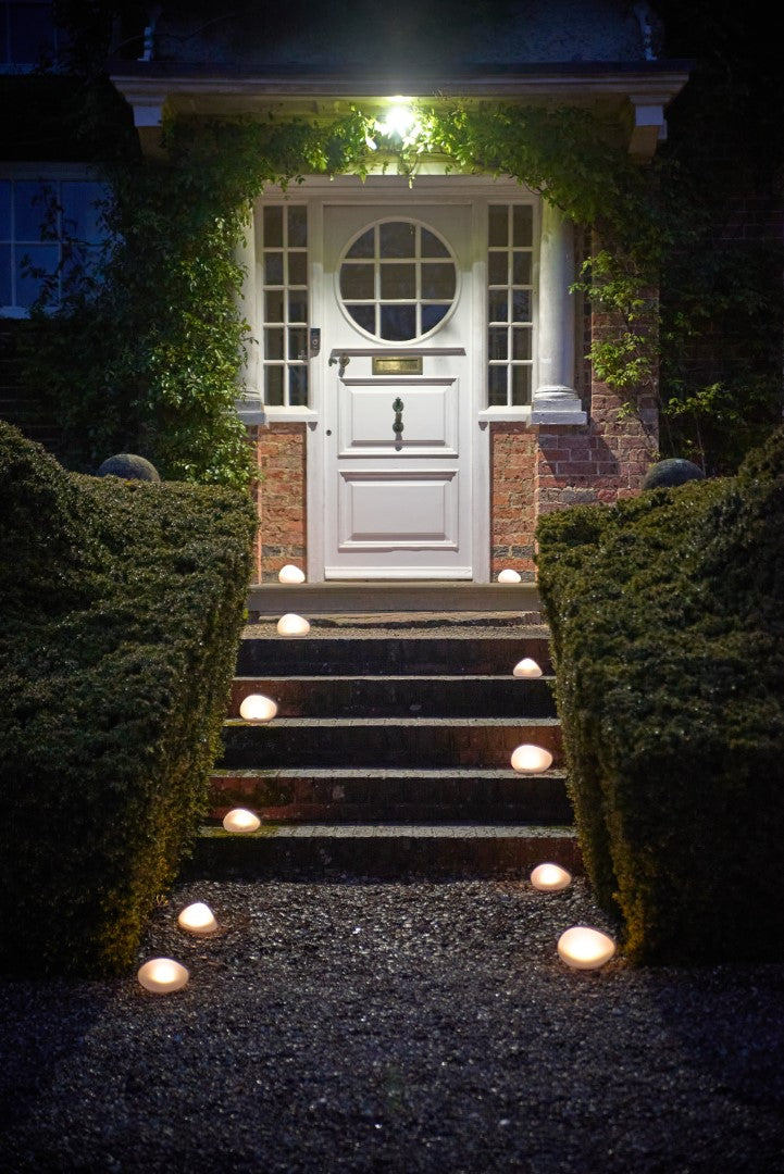 Solar Powered Glass Pebble