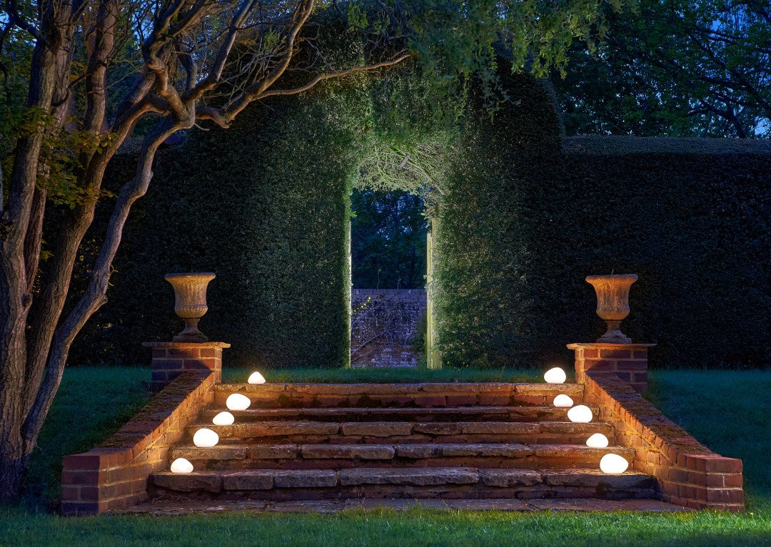 Solar Powered Glass Pebble