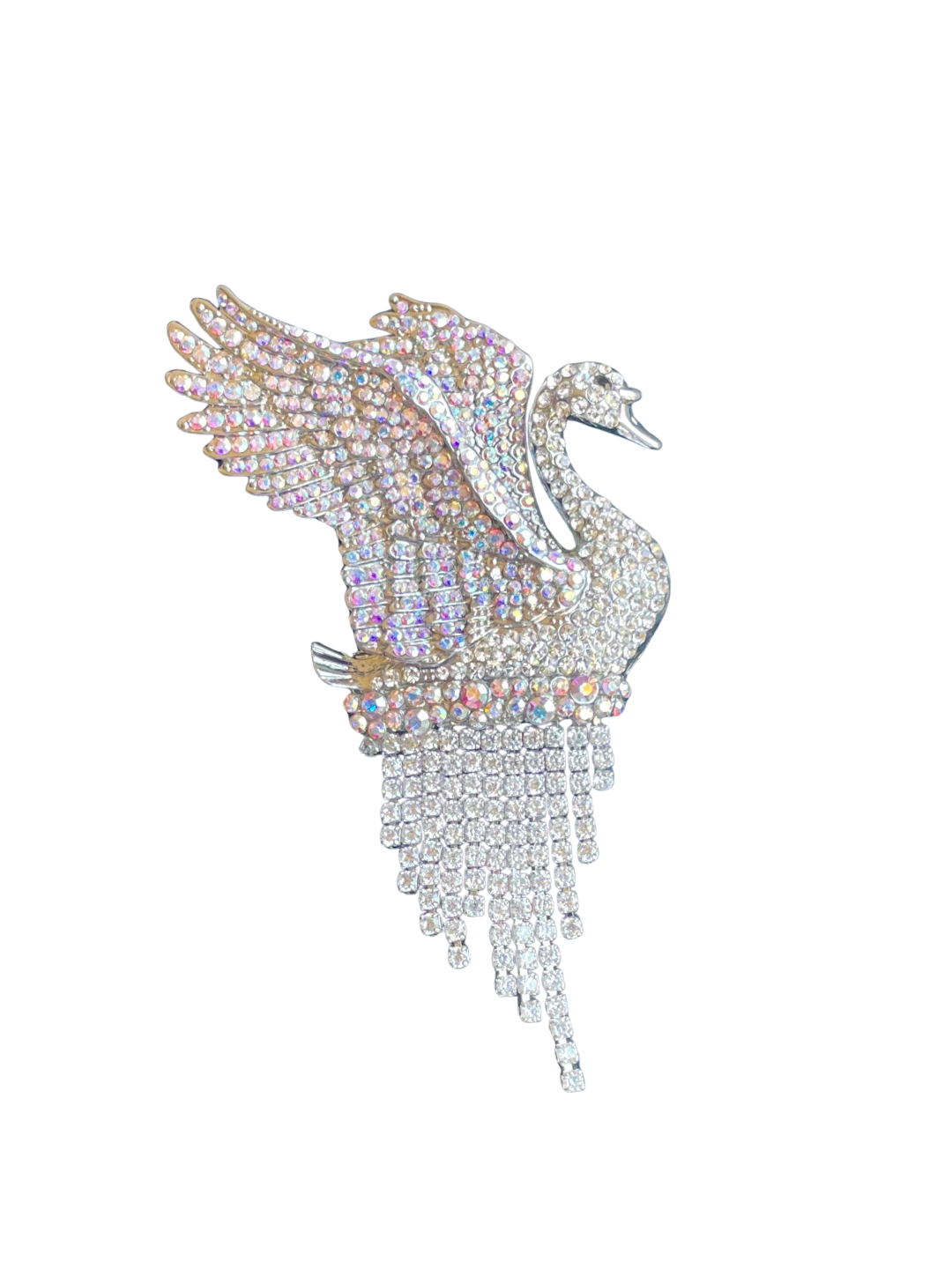 A Butler & Wilson Large Swan Brooch