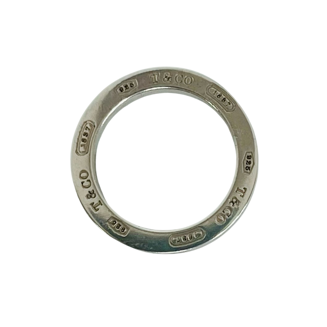 A Vintage Tiffany & Co. 1837 Circle Pendant in Sterling Silver