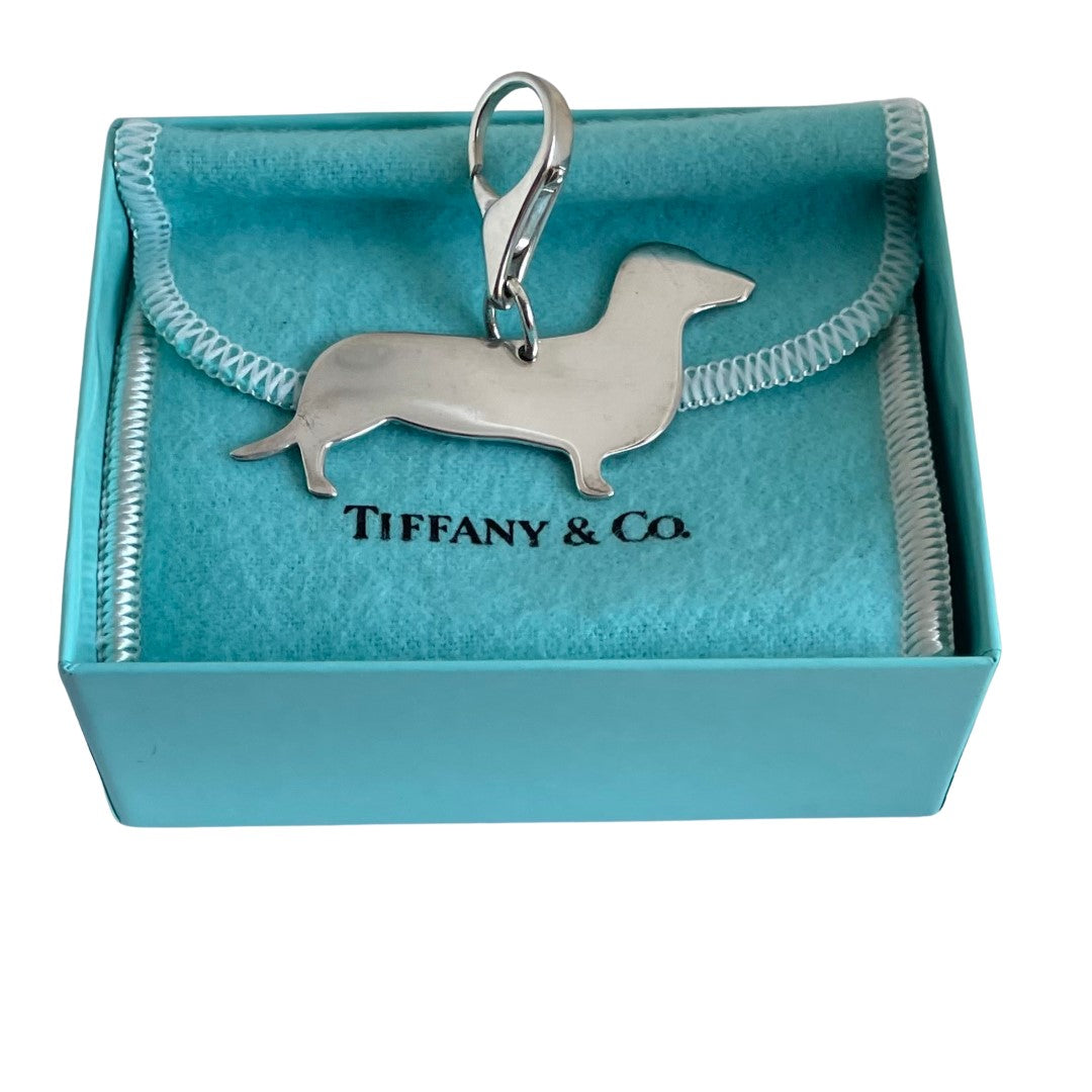 A Vintage Tiffany & Co. Sterling Silver Dachshund Key Ring