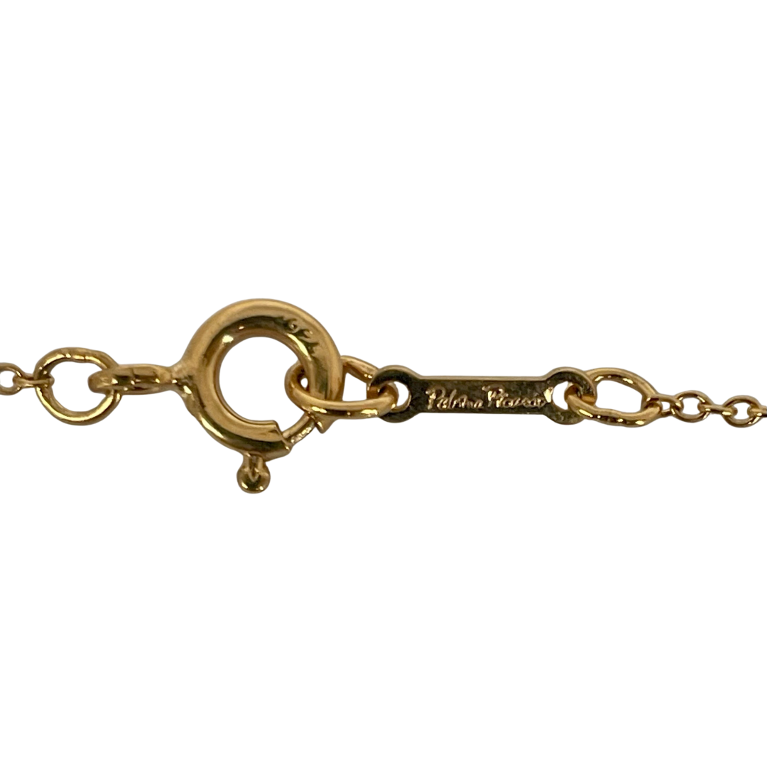 A Vintage Tiffany & Co. Paloma Graffiti X Pendant Gold Plated Sterling Silver