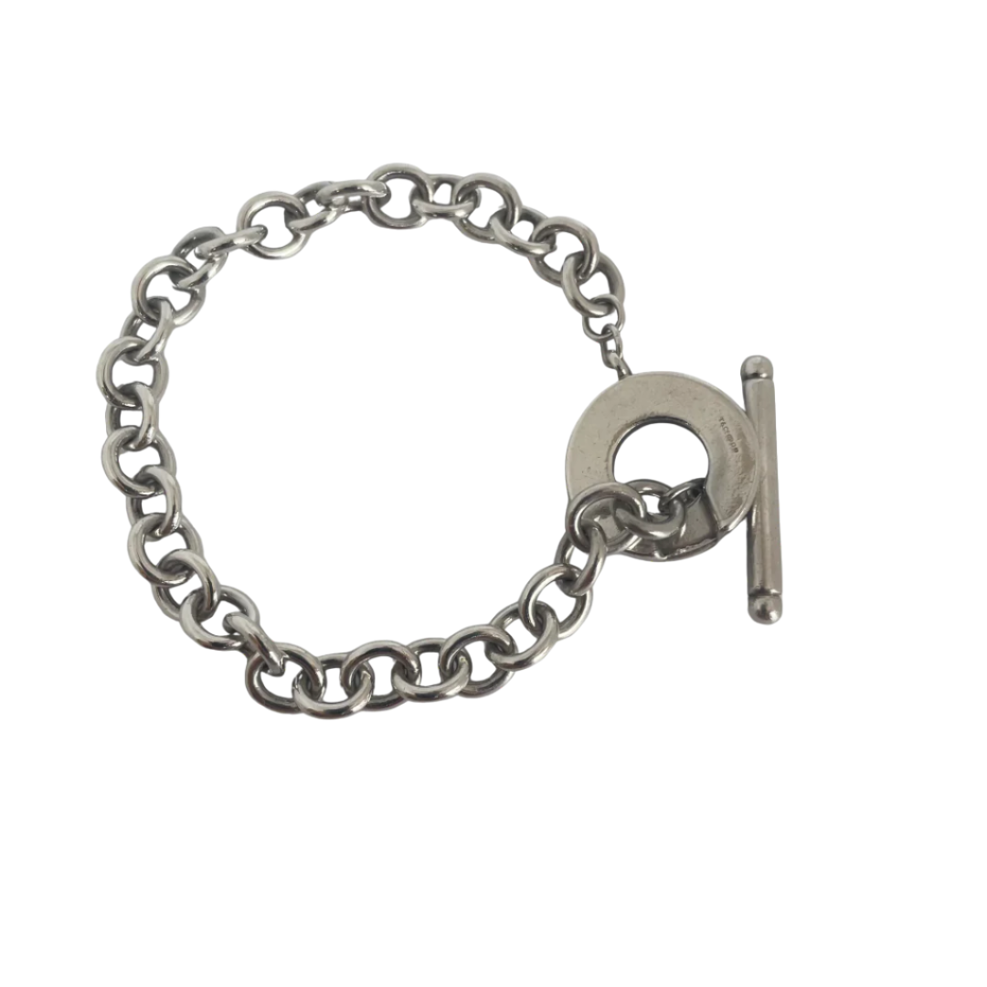 A Vintage Tiffany & Co. Sterling Silver Toggle Bracelet