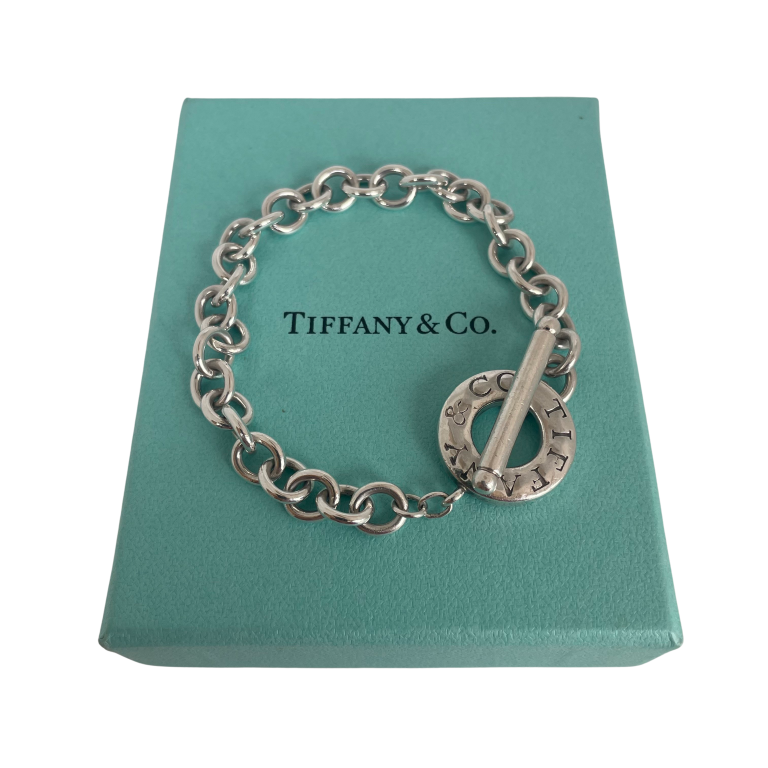 A Vintage Tiffany & Co. Sterling Silver Toggle Bracelet