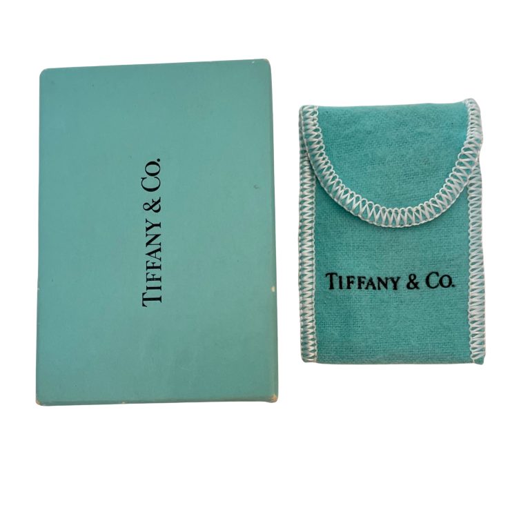 A pair of Tiffany & Co Vintage Barbell Cufflinks