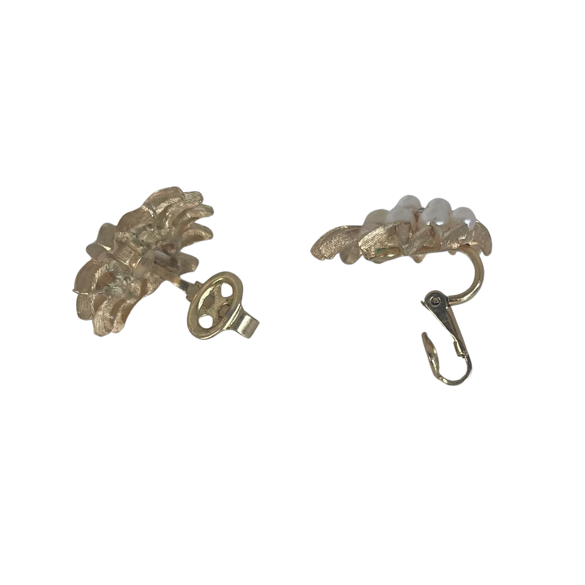 A pair of Vintage Crown Trifari Clip-on Earrings