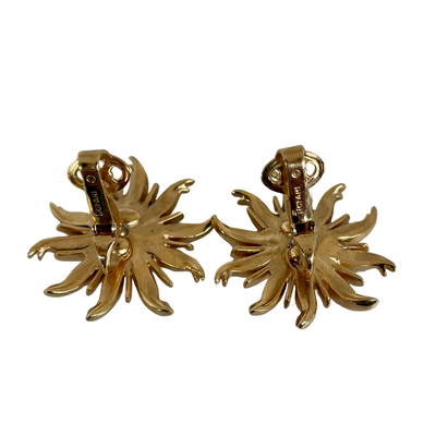 A pair of Vintage Alfred Philippe Crown Trifari Earrings 1950s