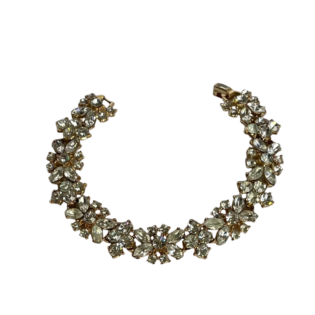 A Vintage Crown Trifari Mid Century Bracelet, Alfred Phillipe Era 1950s