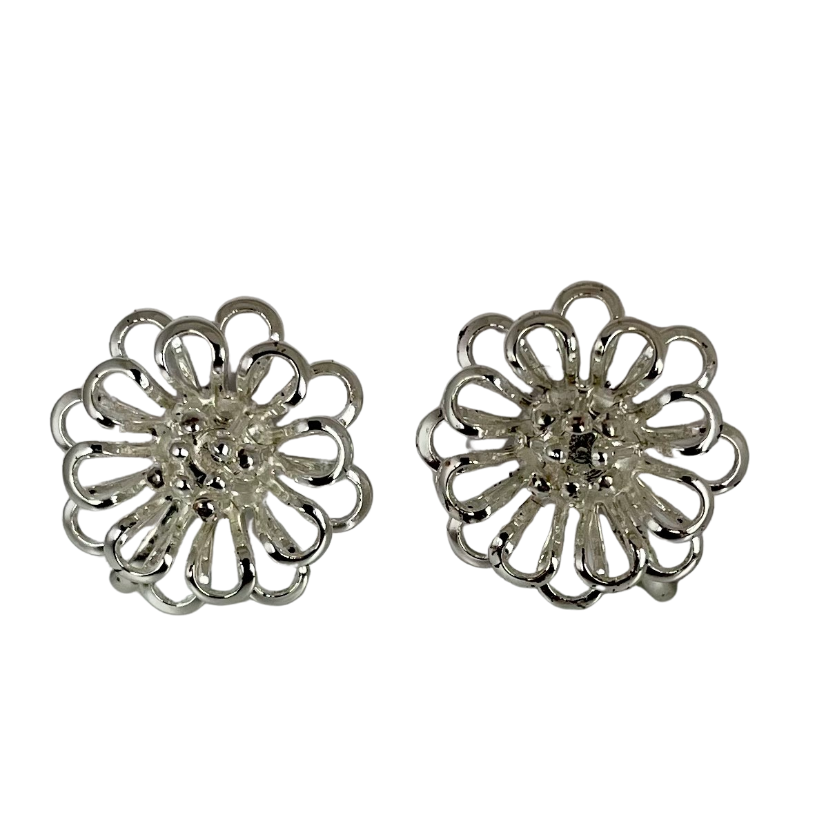 A pair of Vintage Trifari Clip Earrings, on Original Card