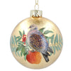 Turtle Dove Bauble - Gold Leaf
