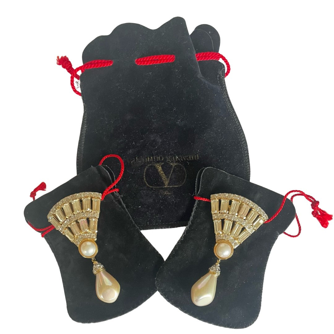 A Pair of Vintage Valentino Runway Clip Earrings