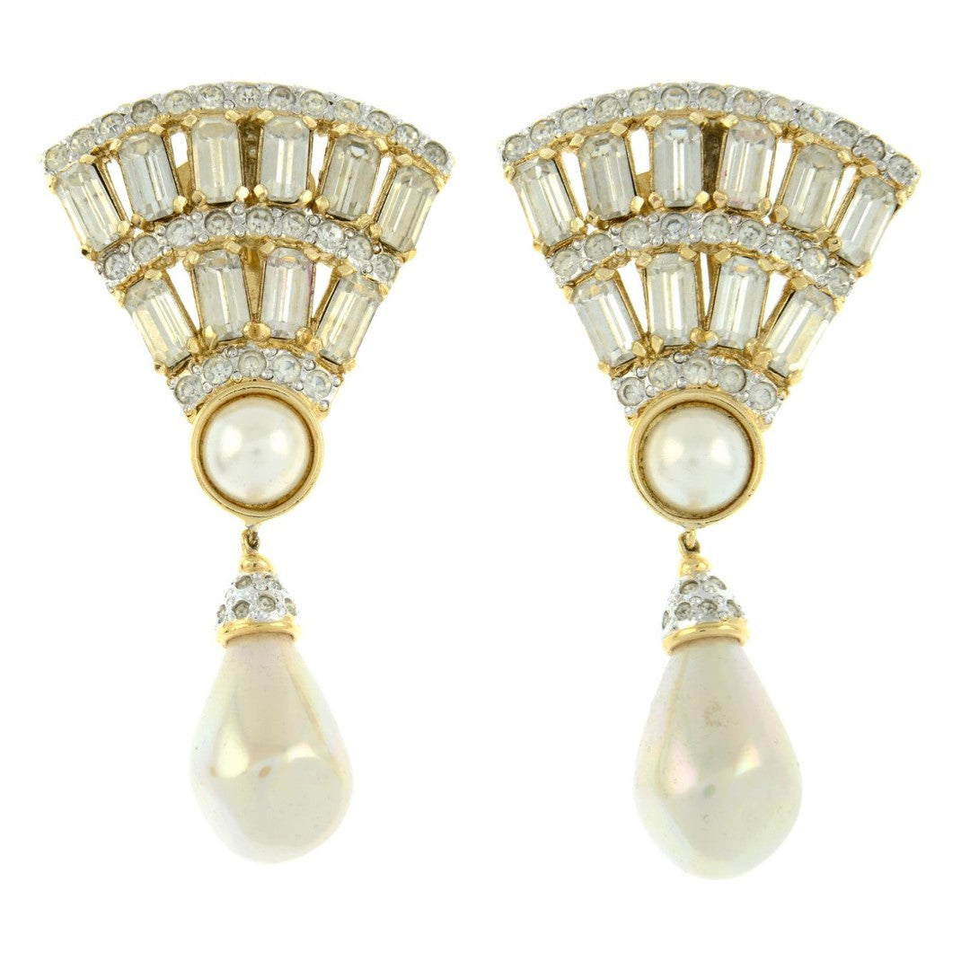 A Pair of Vintage Valentino Runway Clip Earrings