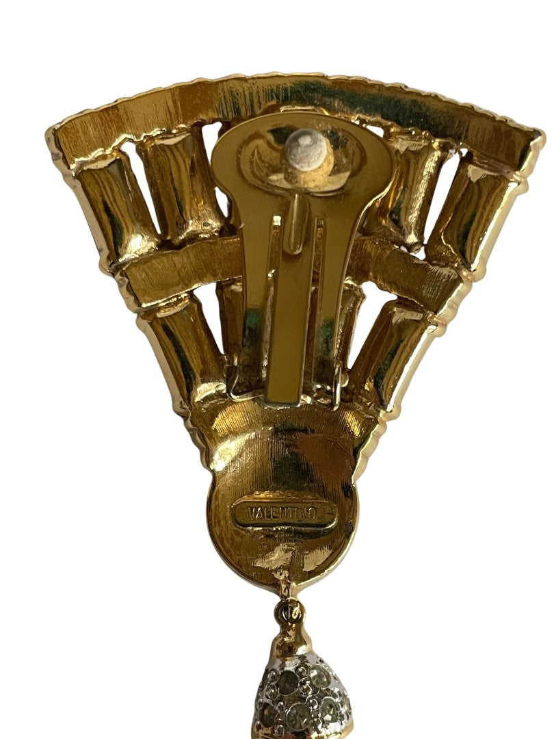 A Pair of Vintage Valentino Runway Clip Earrings