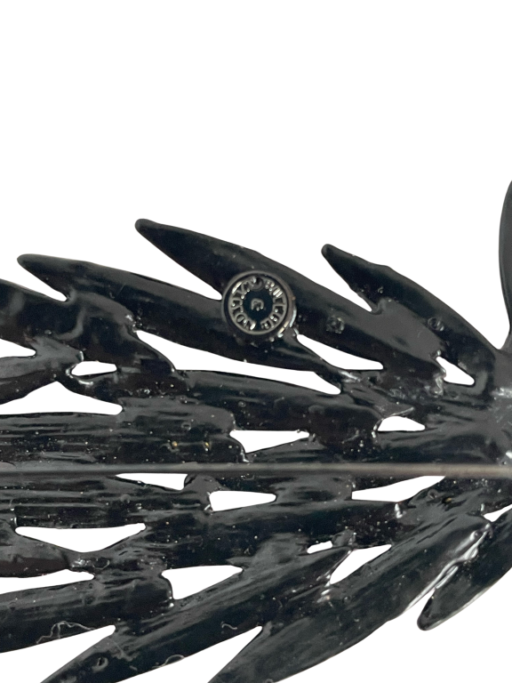 A Vintage Butler & Wilson Large Peacock Brooch