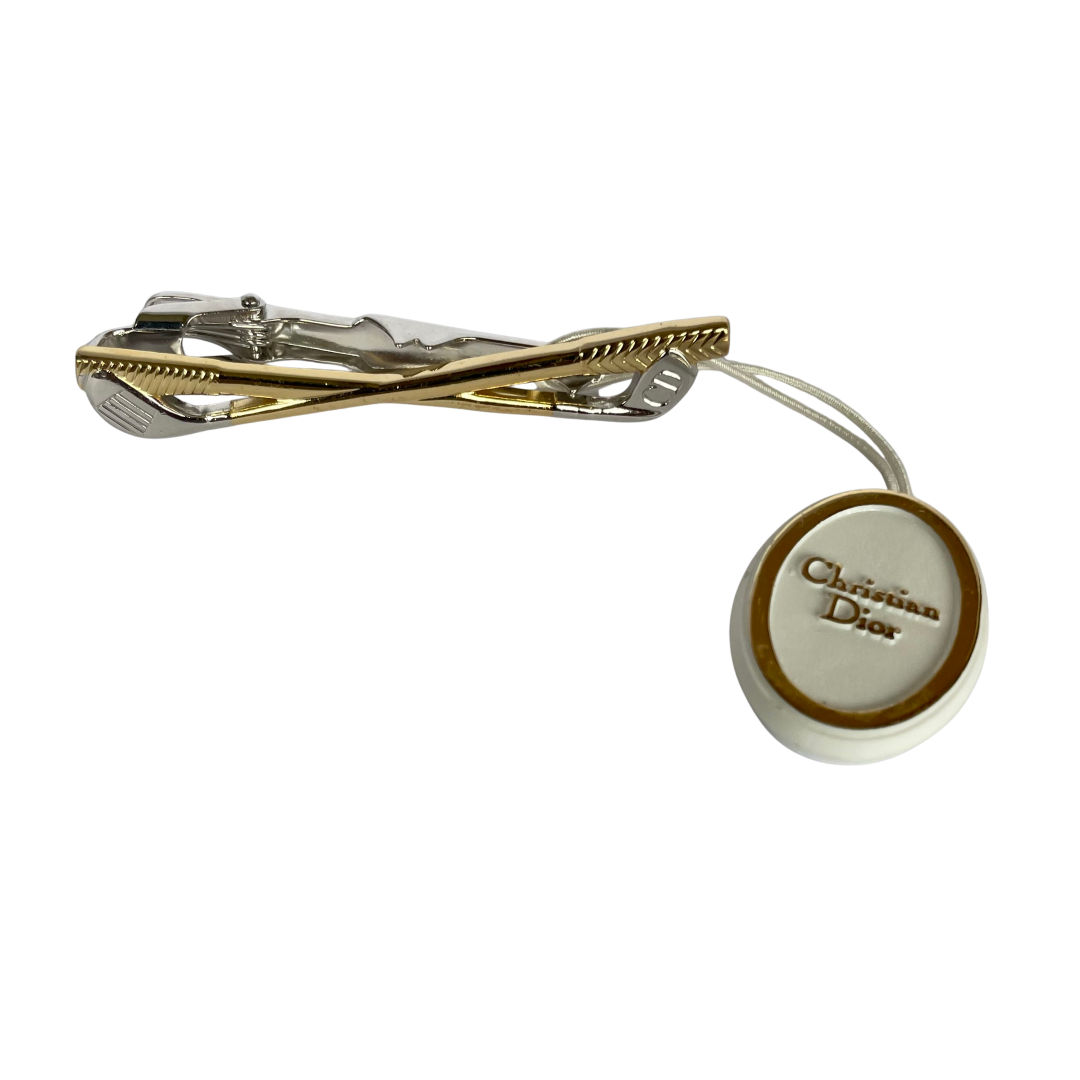 Christian Dior Galliano Era Vintage Golf Clubs Tie Clip