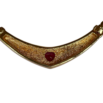 Vintage Christian Dior Art Deco Style Necklace, 1980s