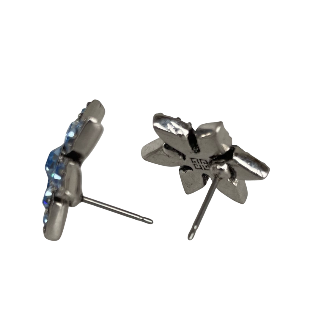 A pair of Vintage Givenchy Snowflake Stud Earrings