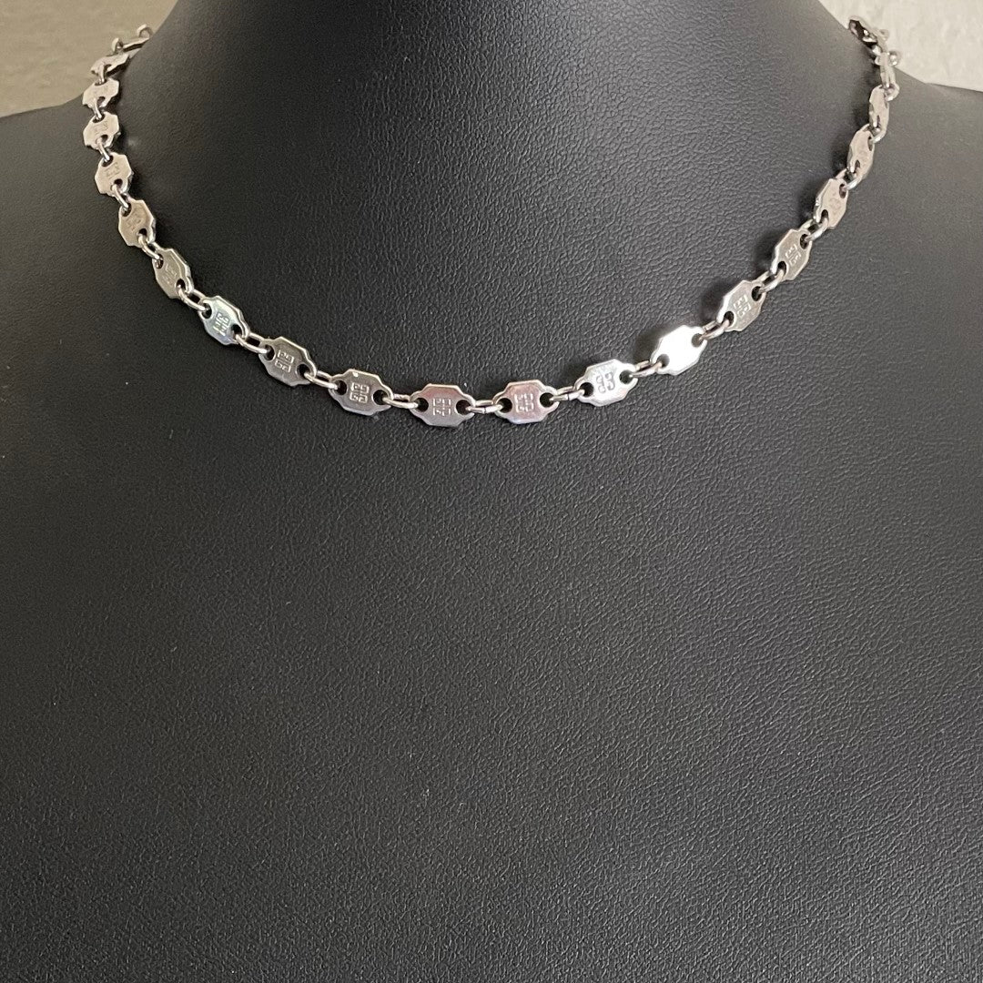 A Vintage Givenchy Silver Tone  Necklace