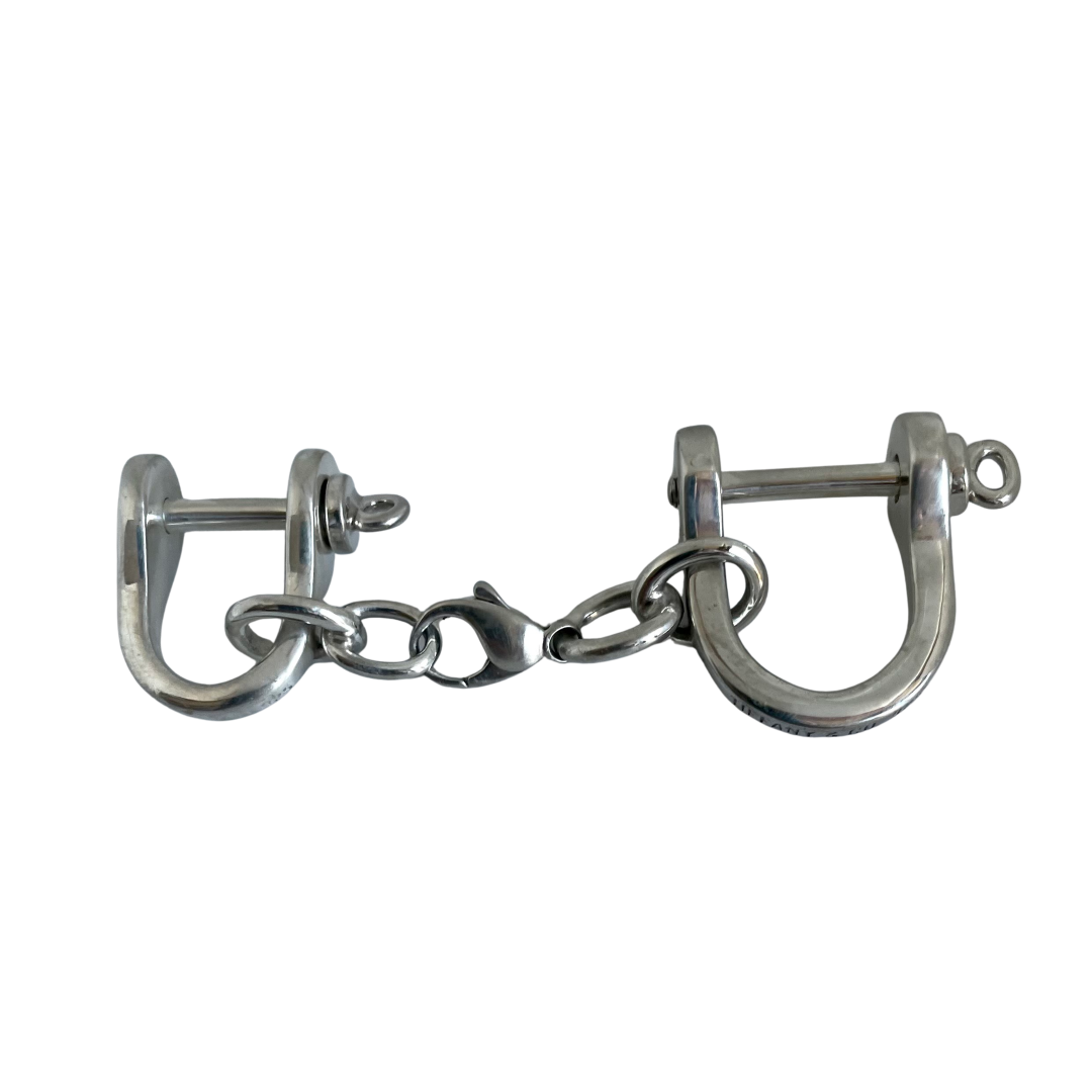 A Vintage Tiffany Horse Bit Double Key Ring