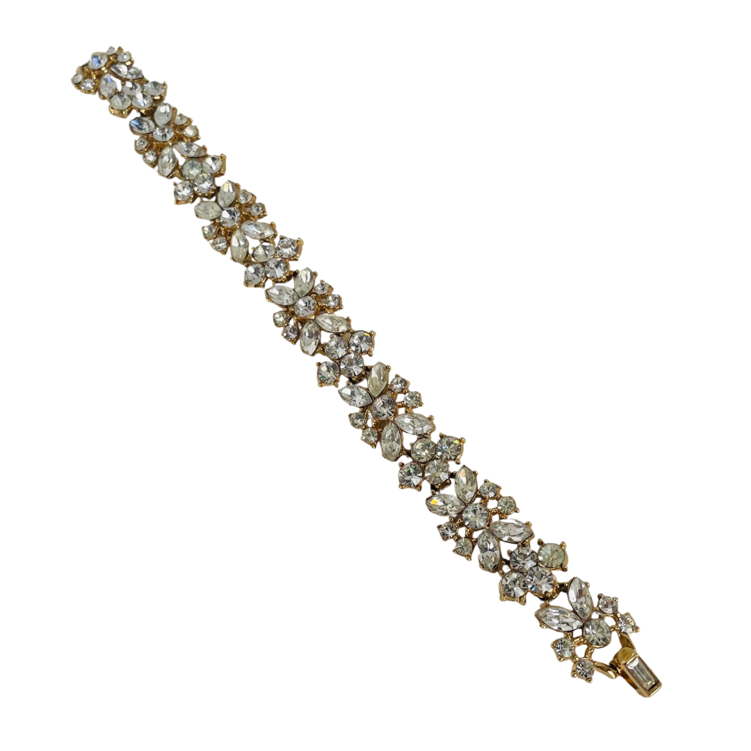 A Vintage Crown Trifari Mid Century Bracelet, Alfred Phillipe Era 1950s