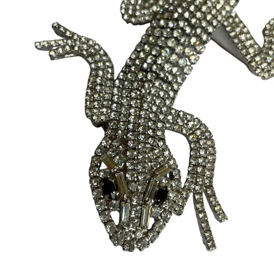 Vintage Butler & Wilson Large Articulated Lizard Brooch, 1980s, Book Piece
