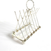 A Vintage Silver Plated Golf Toast Rack