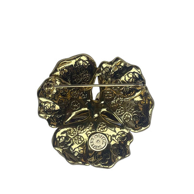 Butler & Wilson Pansy Brooch