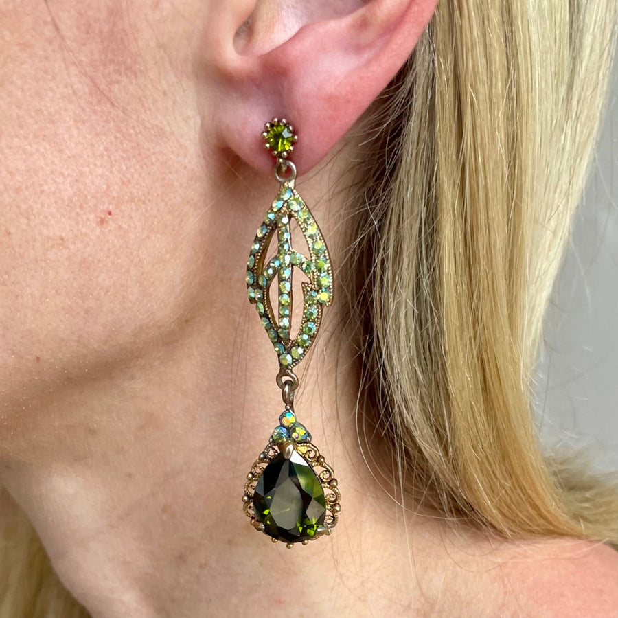 Vintage Butler & Wilson Drop Earrings for Pierced Ears