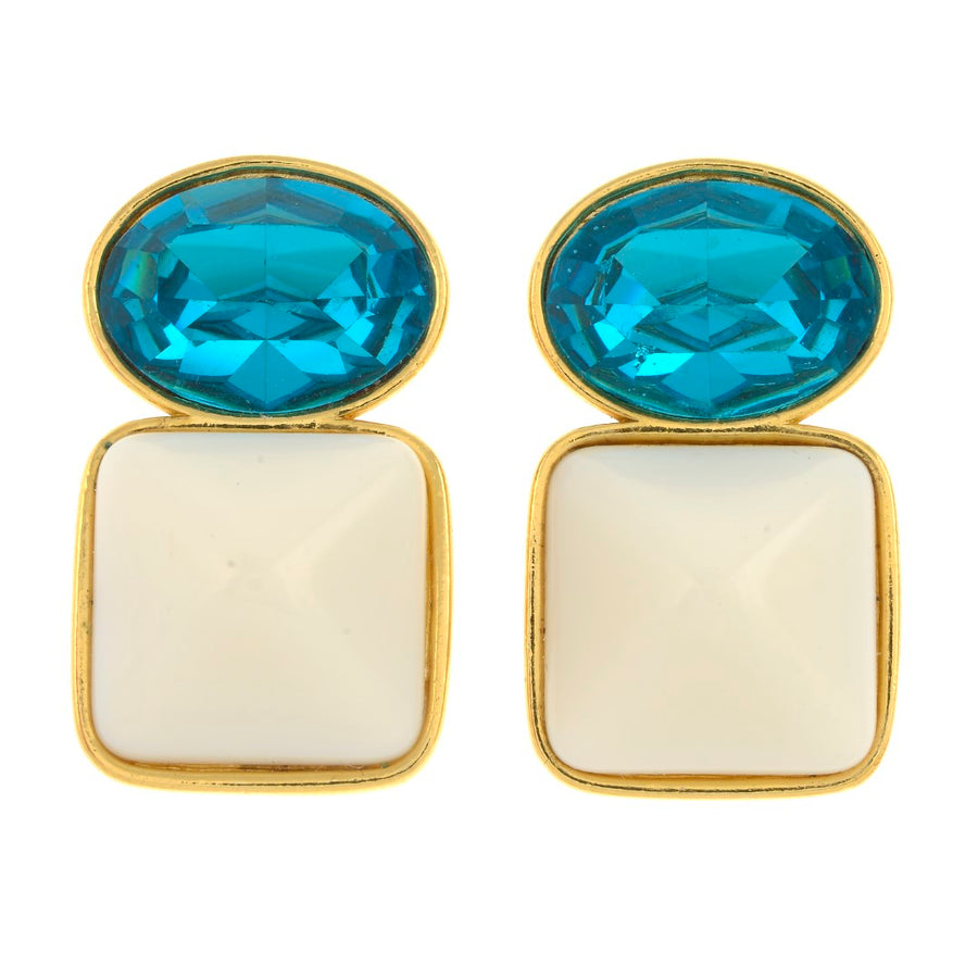 A Pair of Vintage Yves Saint Laurent Clip Earrings