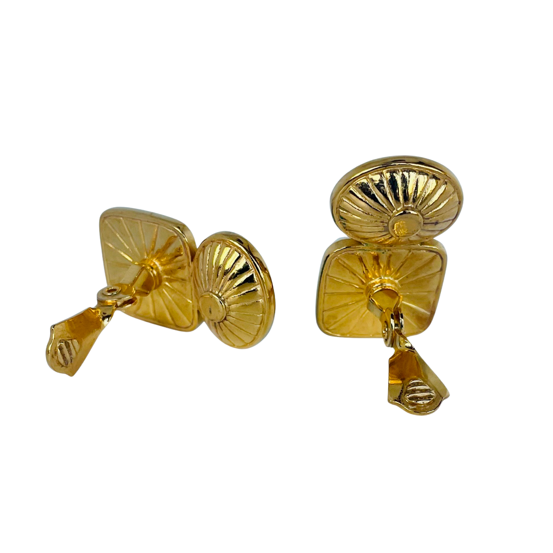 A Pair of Vintage Yves Saint Laurent Clip Earrings