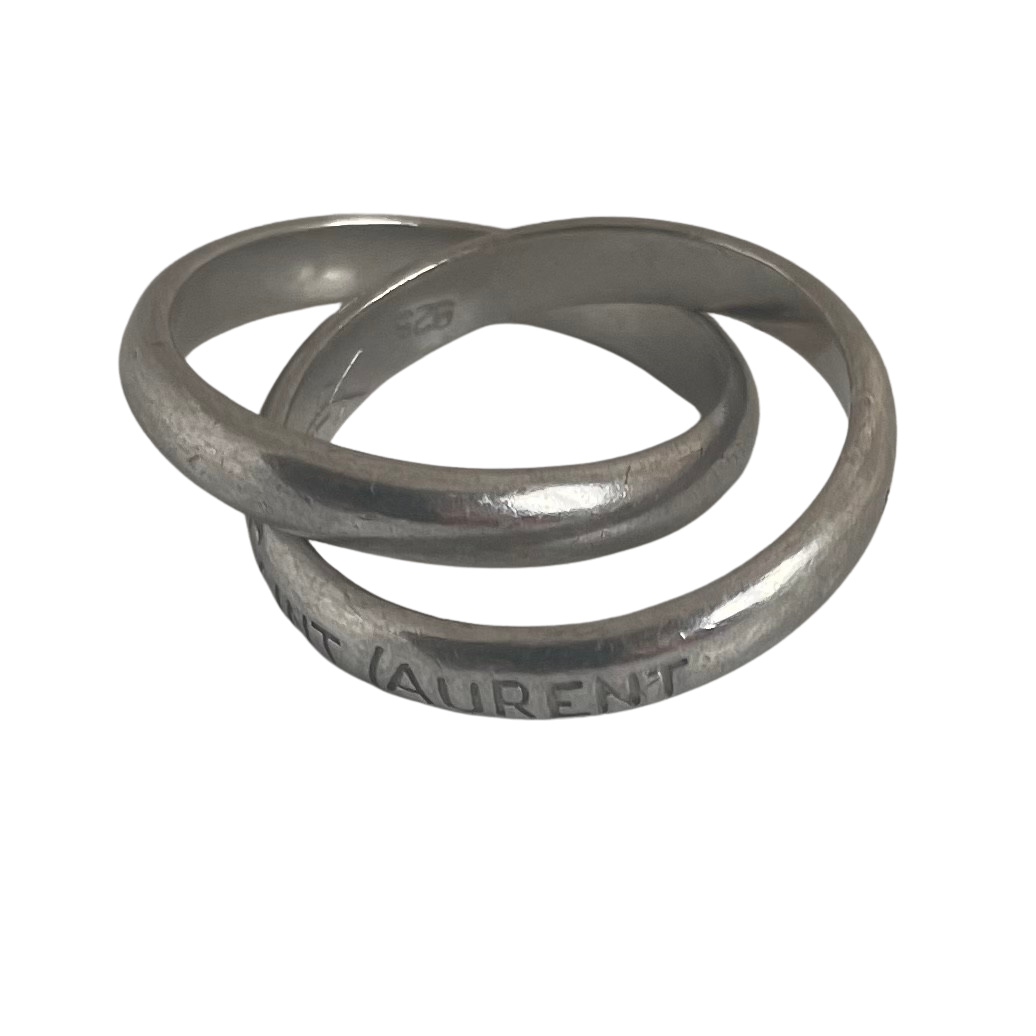 An Yves Saint Laurent Vintage 925 Silver Ring