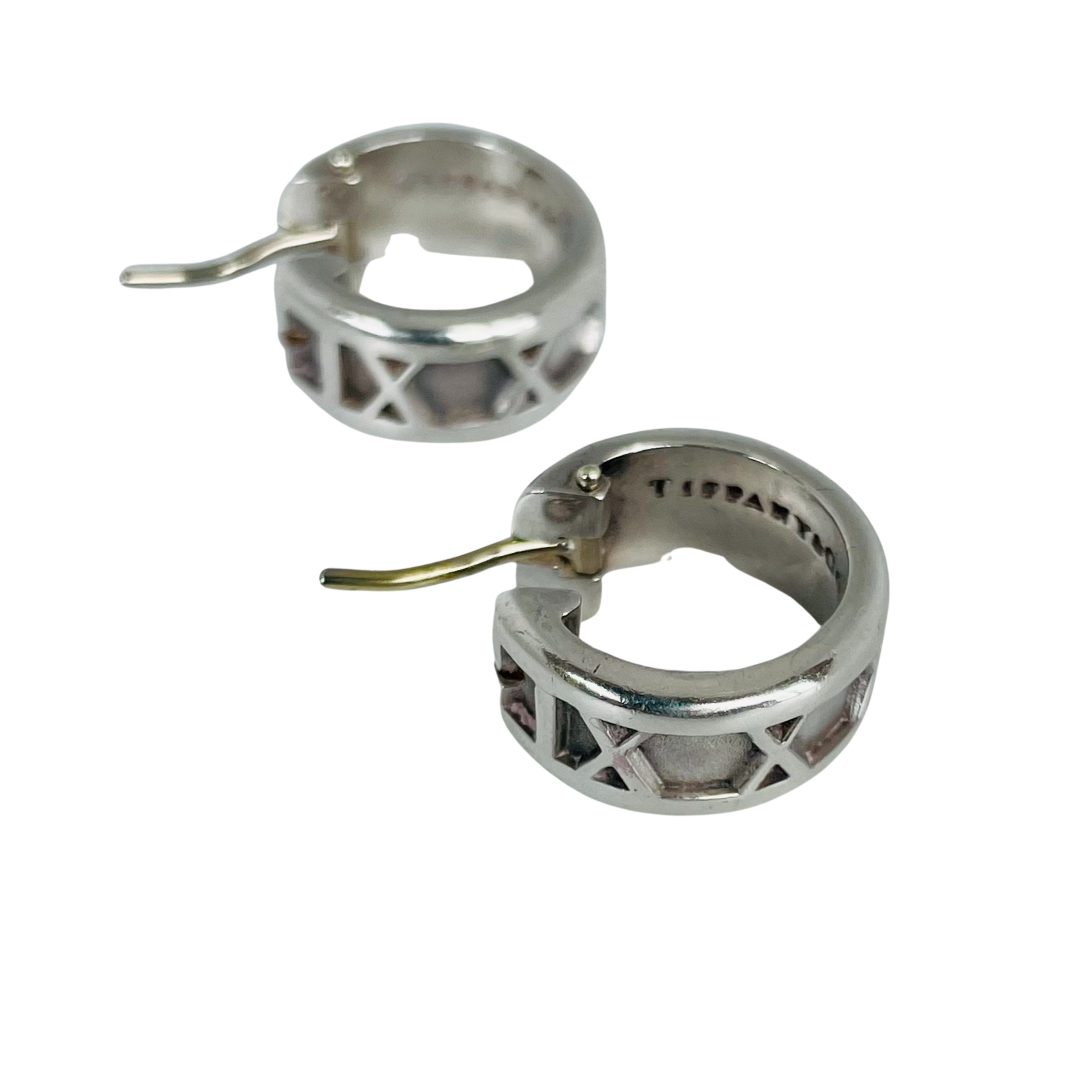 Tiffany silver hoop earrings 2025 large