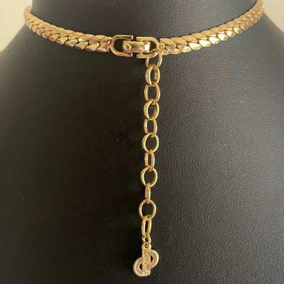 Vintage Christian Dior Necklace with Drop Pearl, 1980s