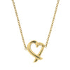 A Vintage Tiffany & Co Paloma Picasso Loving Heart 18ct Gold Pendant Necklace