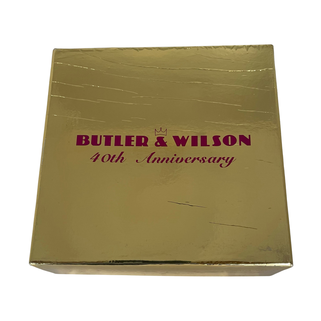 Vintage Butler & Wilson 40th Anniversary Teddy Bear Brooch