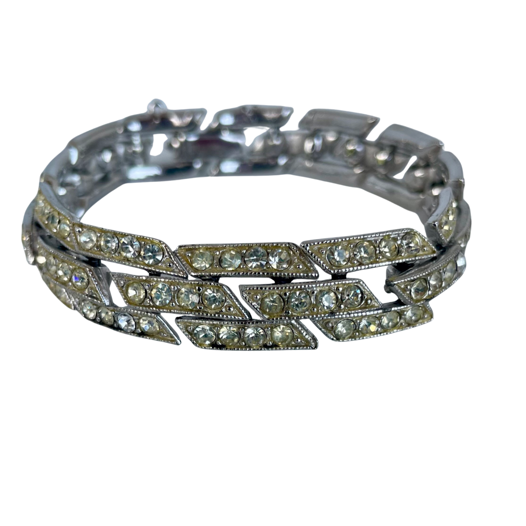 A Vintage Art Deco style Bracelet, c 1950s