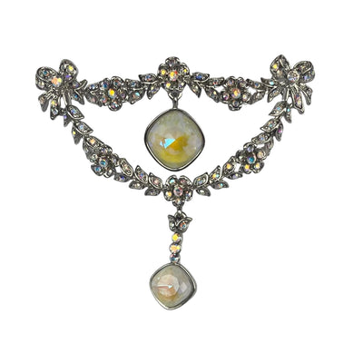 Butler & Wilson Floral Garland Brooch