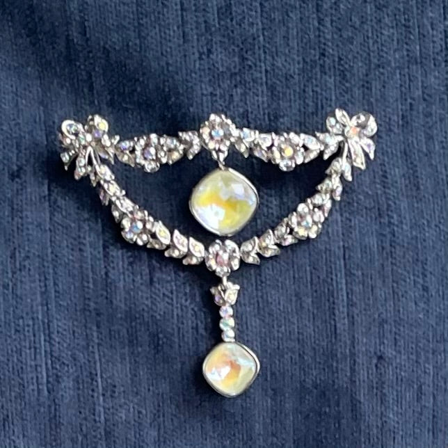 Butler & Wilson Floral Garland Brooch