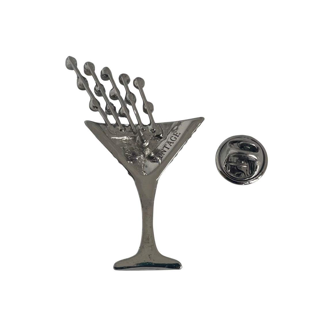 A Butler & Wilson Vintage Small Cocktail Glass Brooch