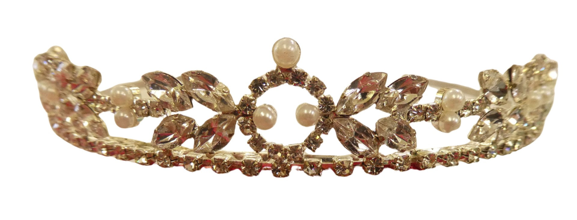 A Crystal and Pearl Tiara