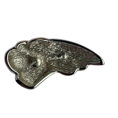 Vintage Christian Dior Vintage Angel Wing Stud Earrings, 1980s