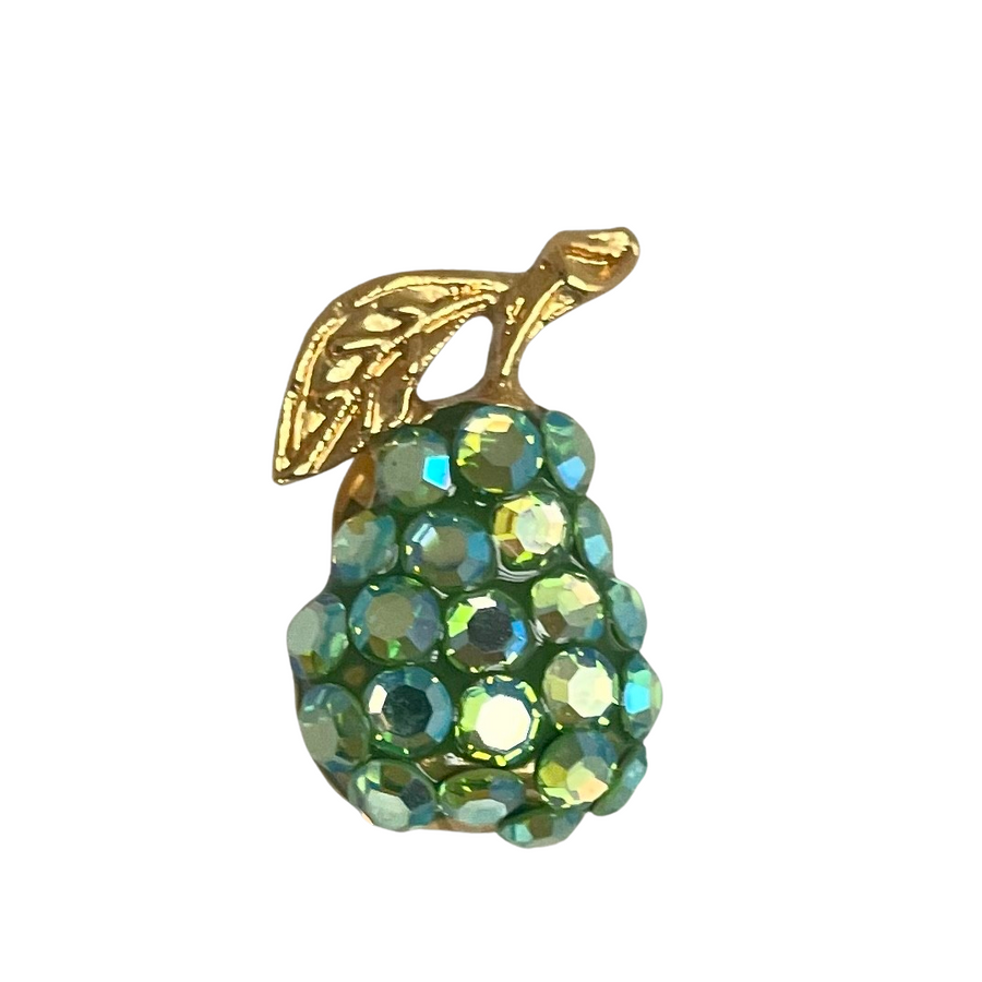 A Vintage Suzanne Bjontegard Pear Brooch