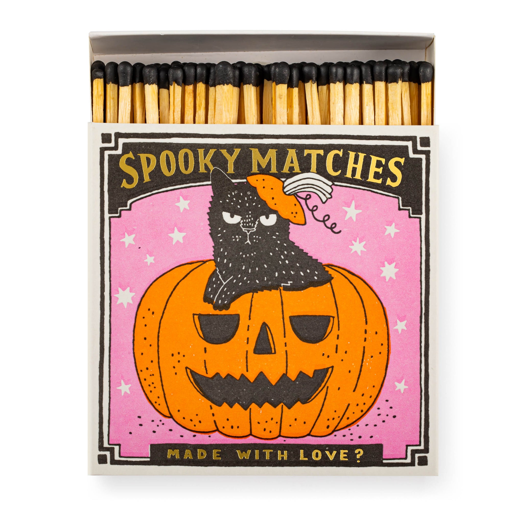 Cat on Pumpkin Luxury Matches