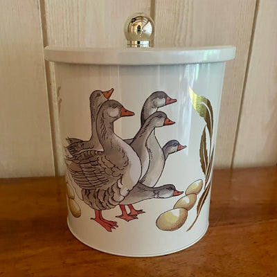 Emma Bridgewater Six Geese-a-Laying Biscuit Barrel