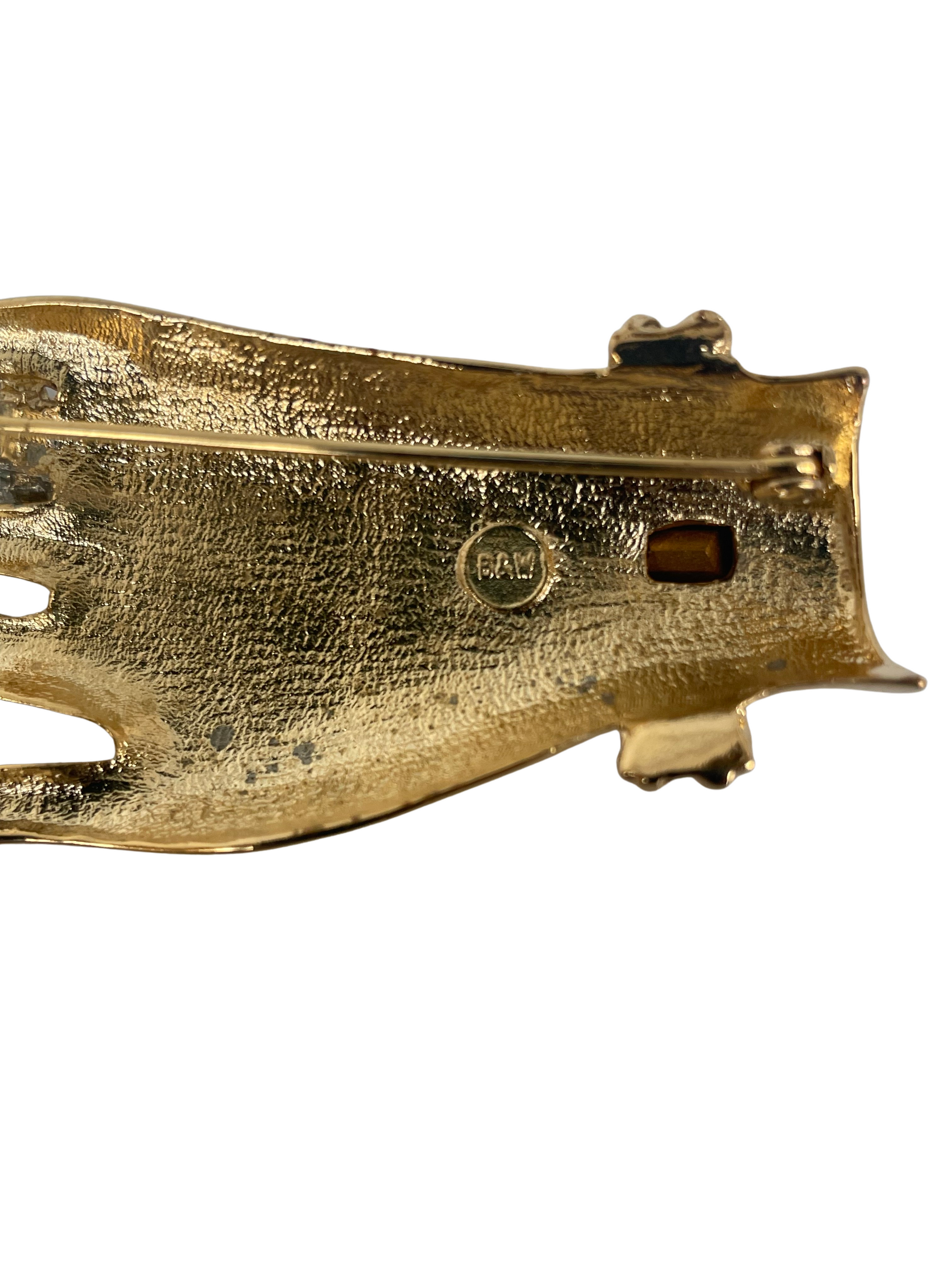 A Butler & Wilson Vintage Hand Brooch, 1980s