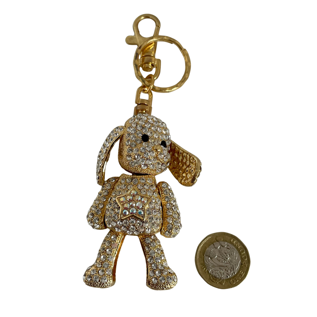 A Butler & Wilson Dog Key Ring / Handbag Charm