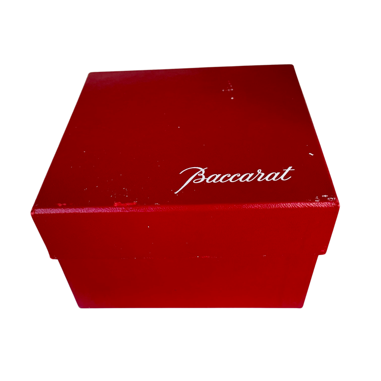 A Vintage Baccarat Crystal Cat