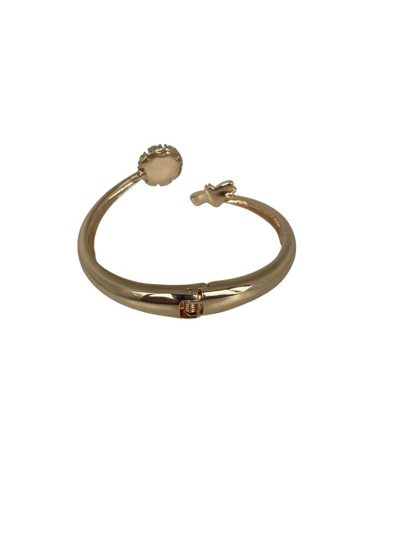 A Monet Bee and Flower Bangle